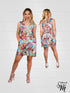 Cutout Shoulder Strap V Neck Midi Dress for Women - D2026
